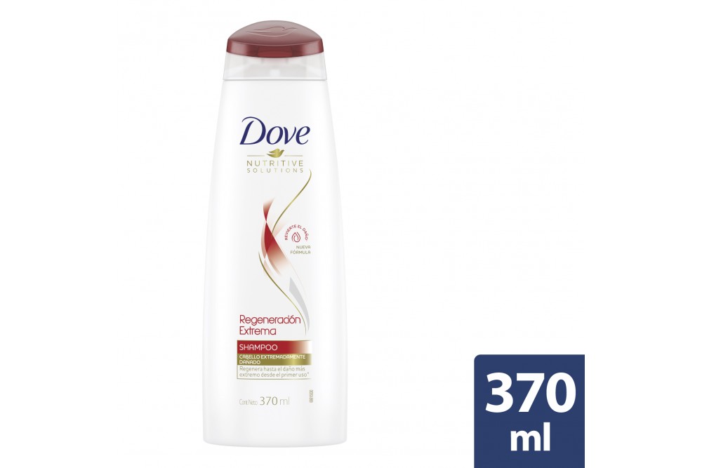 Shampoo Dove Regeneración Extrema 370 Ml