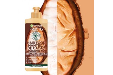 CREMA PARA PEINAR RESTAURACIÓN HAIR FOOD CACAO GARNIER FRUCTIS 300 ML