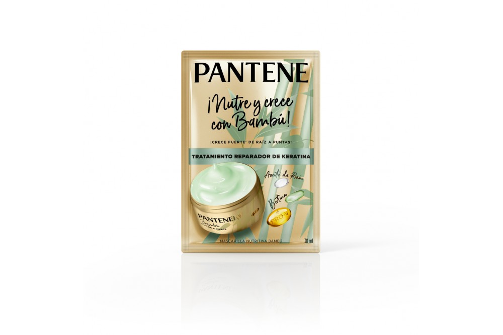 Mascarilla Capilar Intensiva Pantene Pro-V Bambú Nutre Y Crece 30 Ml