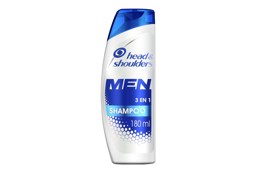 SHAMPOO HEAD & SHOULDERS 3 EN 1 MEN 180 ML