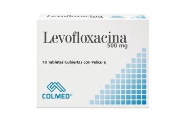 LEVOFLOXACINA COLMED 10 TABLETAS 500 MG