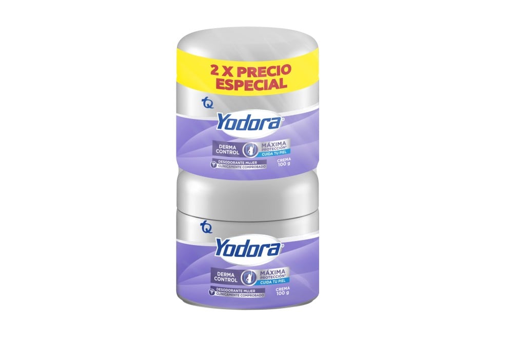 OFERTA DESODORANTE YODORA DERMA CONTROL EN CREMA 100 G