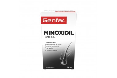 Minoxidil Forte 5% Genfar Frasco Con 60 mL