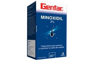 Minoxidil 2 g/ 100 mL Caja Con Frasco Con 60 mL