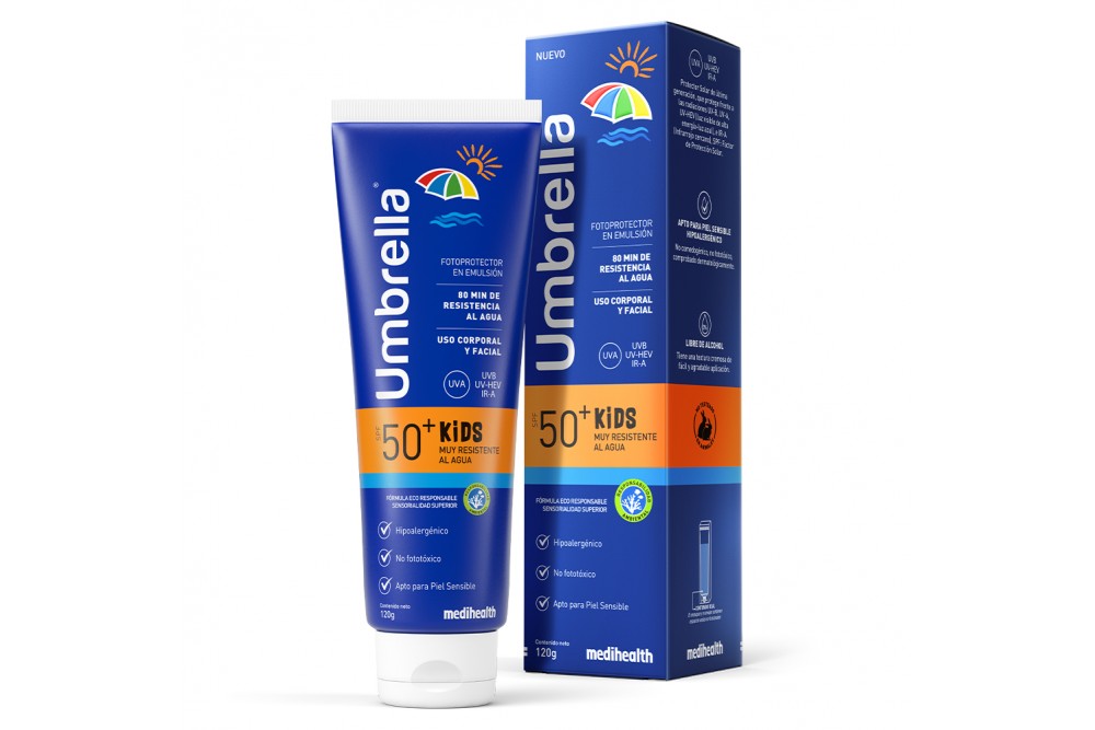 Protector Solar Umbrella Kids Spf 50 Con 120 G