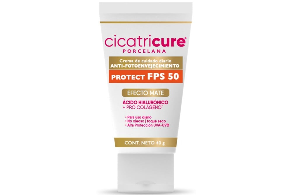 CICATRICURE CREMA CUIDADO DIARIO SPF 50 EFECTO MATE 40G