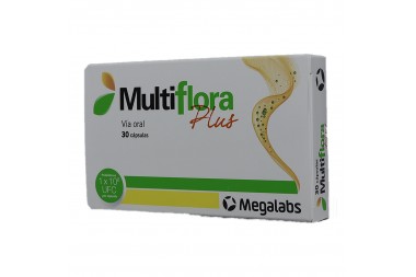 Multiflora Plus probióticos 30 Cápsulas