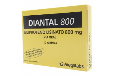 Diantal 800 mg 10 Tabletas