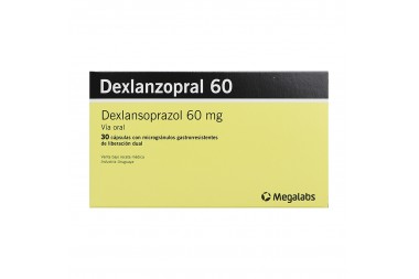Dexlansoprazol 60 mg vía oral 30 Cápsulas Con Microgránulos Gastrorresistentes De Liberación Dual
