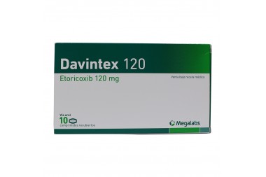 Davintex 120 mg vía oral 10 comprimidos Recubiertas