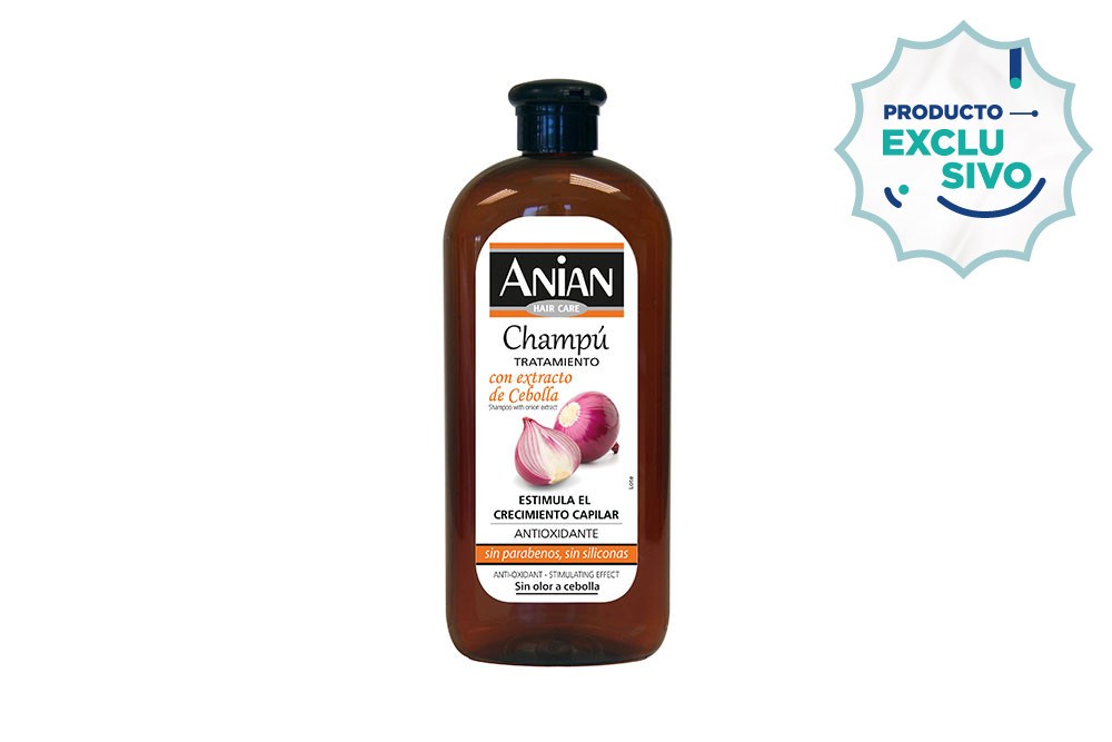 Champú Anian Hair Care Extracto De Cebolla 1 Frasco Con 400 mL
