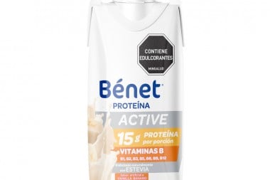 Bebida Bénet Active Vainilla Banano Sin Azúcar 250 Ml