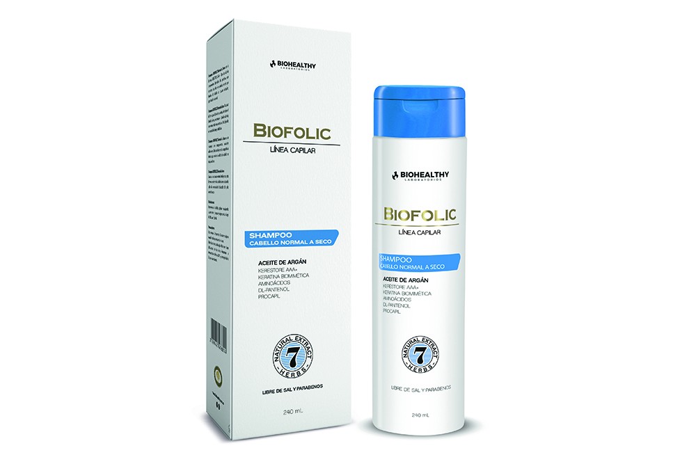 Shampoo Biofolic Cabello Normal A Seco 240 Ml