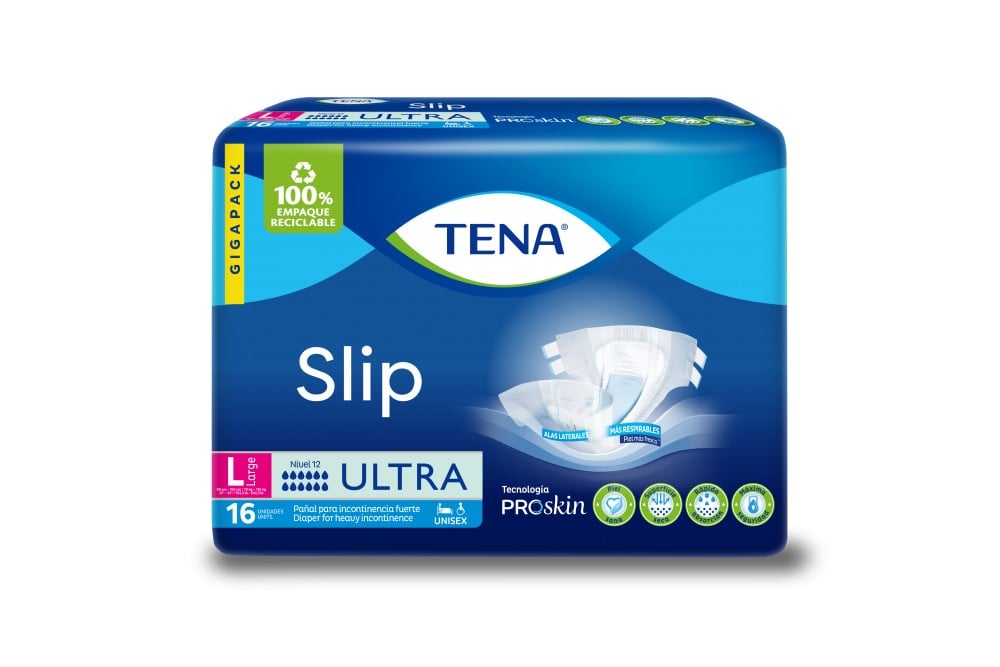 PANAL TENA SLIP ULTRA L 16 UND