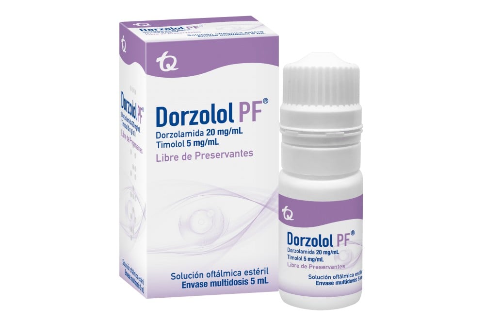 SOLUCIÓN OFTALMICA DORZOLOL PF 20 MG-ML/5 MG-ML