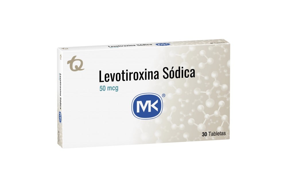 LEVOTIROXINA SÓDICA MK 50 MCG 30 TABLETAS