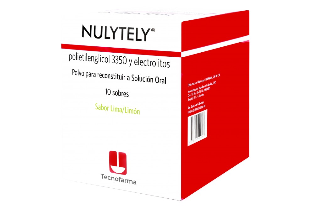NULYTELY POLIETILENGLICOL ORAL LIMALIMON 10 SOBRES1294996