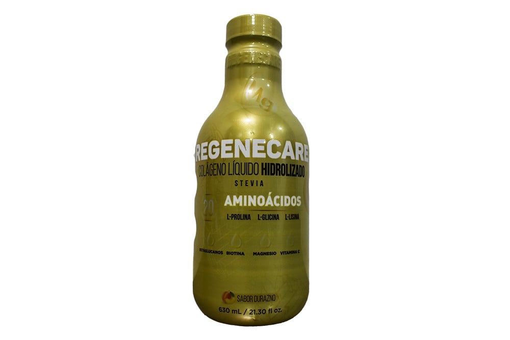 Colageno Liquido Hidrolizado Regenecare Durazno 630 Ml