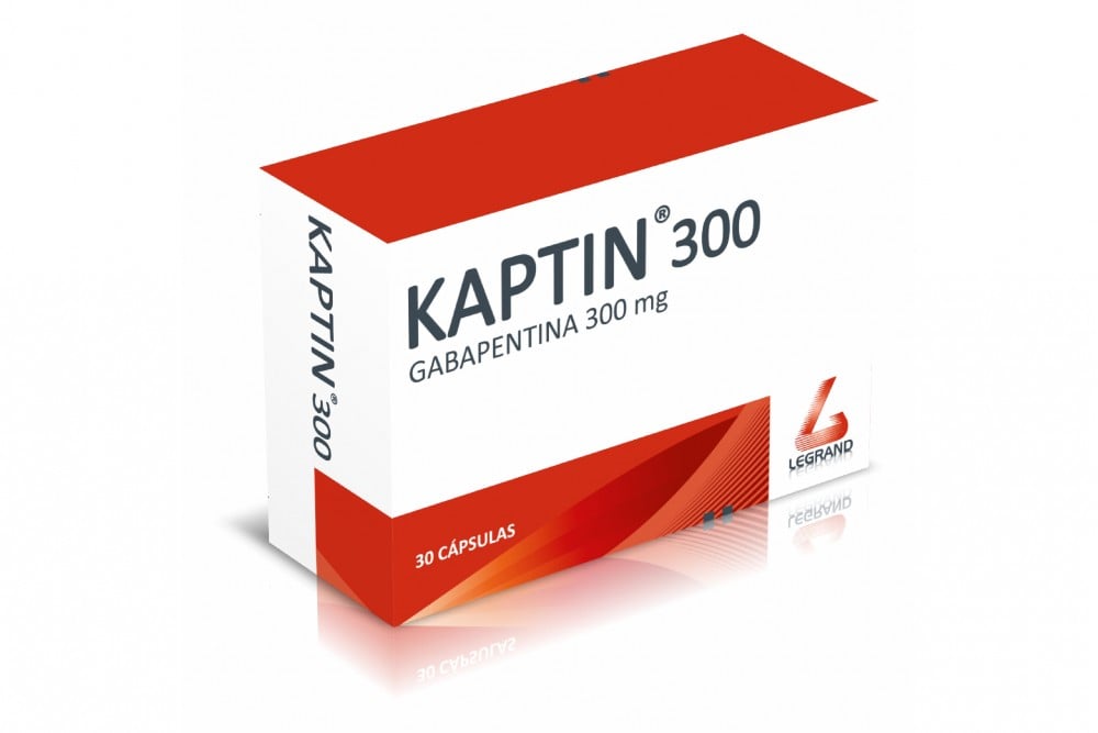 Kaptin Gabapentina 300 Mg 30 Cápsulas