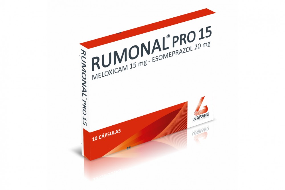 Rumonal Pro 15/ 20 mg Caja Con 10 Cápsulas