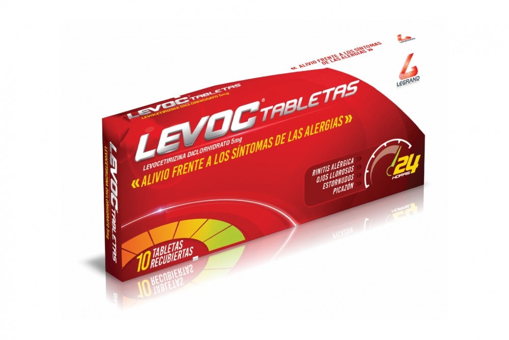 Levoc 5 mg Caja Con 10 Tabletas Recubiertas