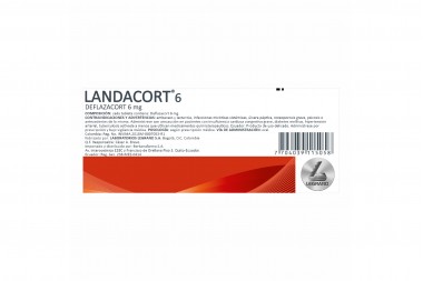 Landacort 6 mg Caja Con 10 Tabletas