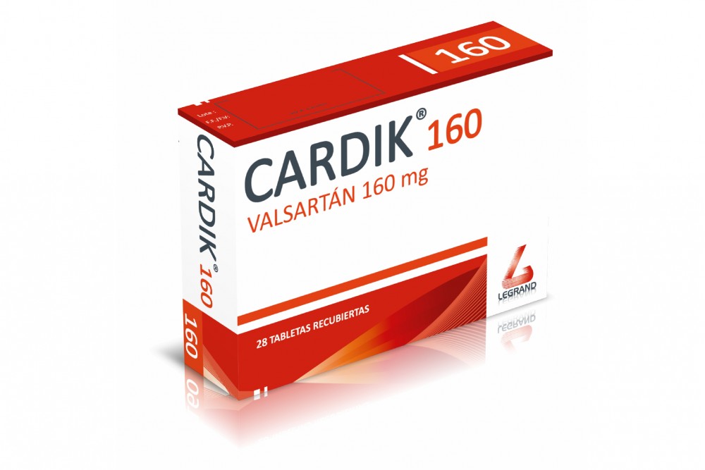CARDIK 160 mg Caja Con 28 Tabletas Recubiertas