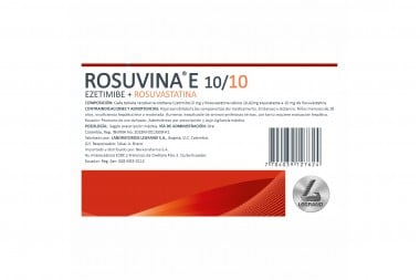 ROSUVINA E 10/10 28 TABLETAS RECUBIERTAS