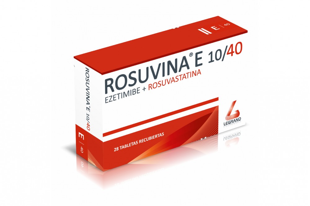 Rosuvina E 10/ 40 Caja Con 28 Tabletas Recubiertas