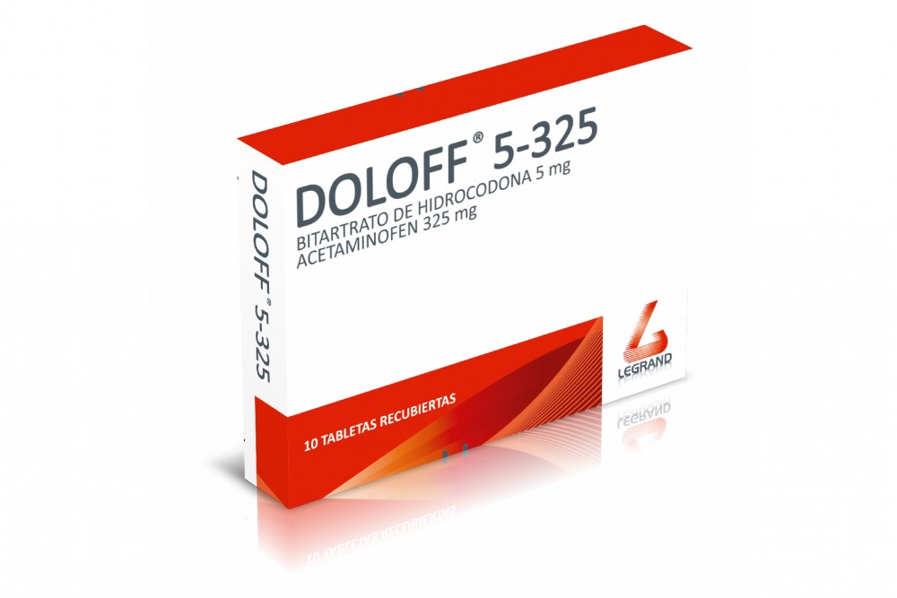 Doloff 5/325 mg 10 Tabletas Recubiertas