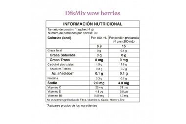 SAVVY DFS MIX wow berries 120 G