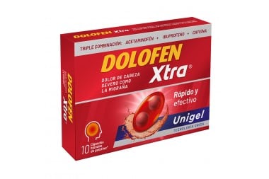 DOLOFEN XTRA Unigel 10 Capsulas Blandas de gelatina