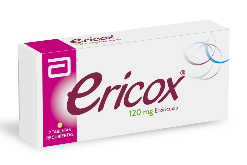 Ericox 120 mg Caja Con 7 Tabletas Recubiertas