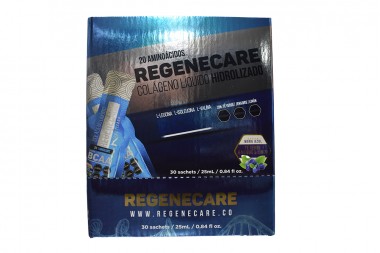 COLAGENO LIQUIDO HIDROLIZADO REGENECARE 30 SACHETS