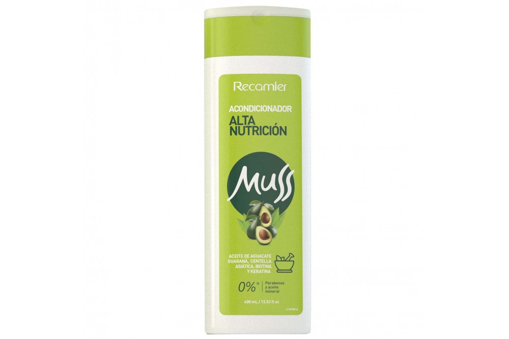 ACONDICIONADOR ALTA NUTRICION MUSS AGUACATE 400 ML