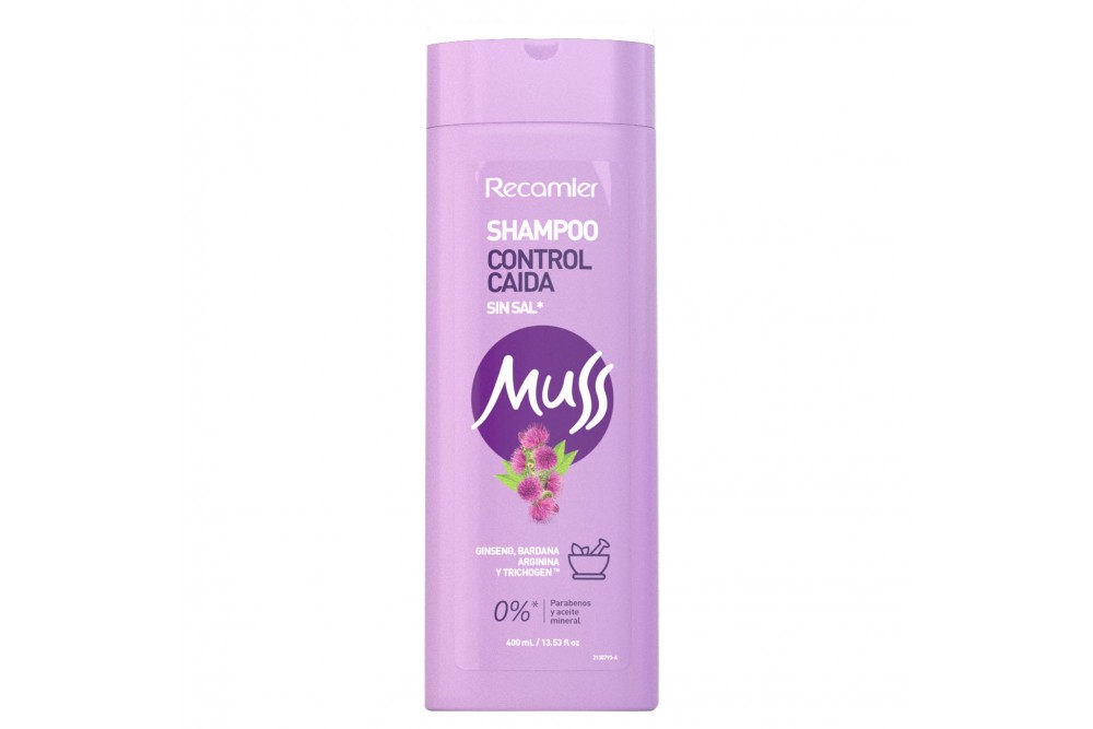 SHAMPOO CONTROL CAIDA MUSS 400 ML