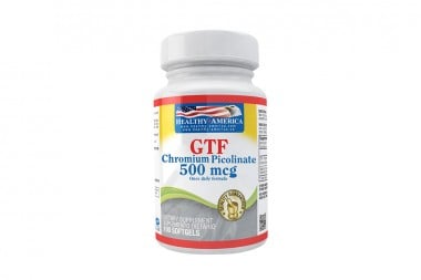 GTF Chromium Picolinate 500 mcg 100 Softgels