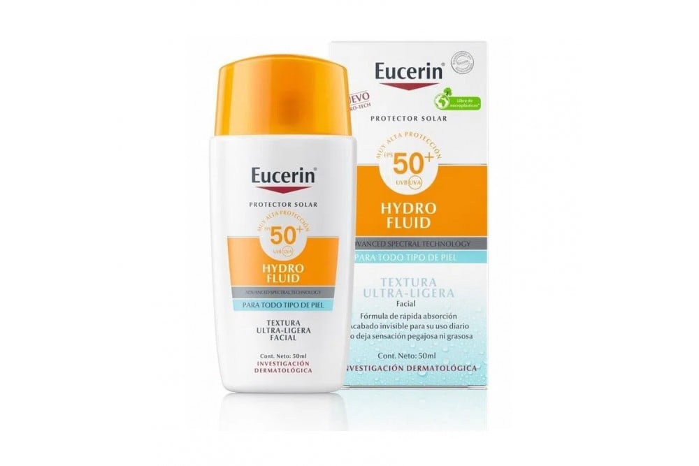 Protector Solar Facial Eucerin Spf 50 Hydro Fluid 50 Ml