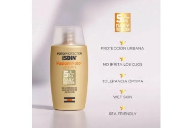 Fotoprotector Isdin Fusion Water Urban Spf 30 Con 50 Ml