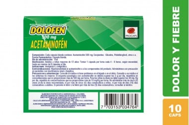 Dolofen Caja Con 10 Cápsulas