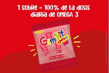 Gumivit Omega 3 bolsa x 6 mini sobres