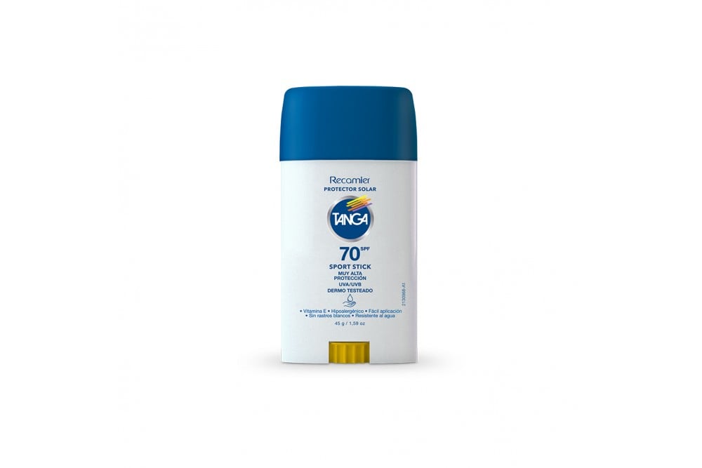 PROTECTOR SOLAR TANGA SPF 70 SPORT STICK 45 G