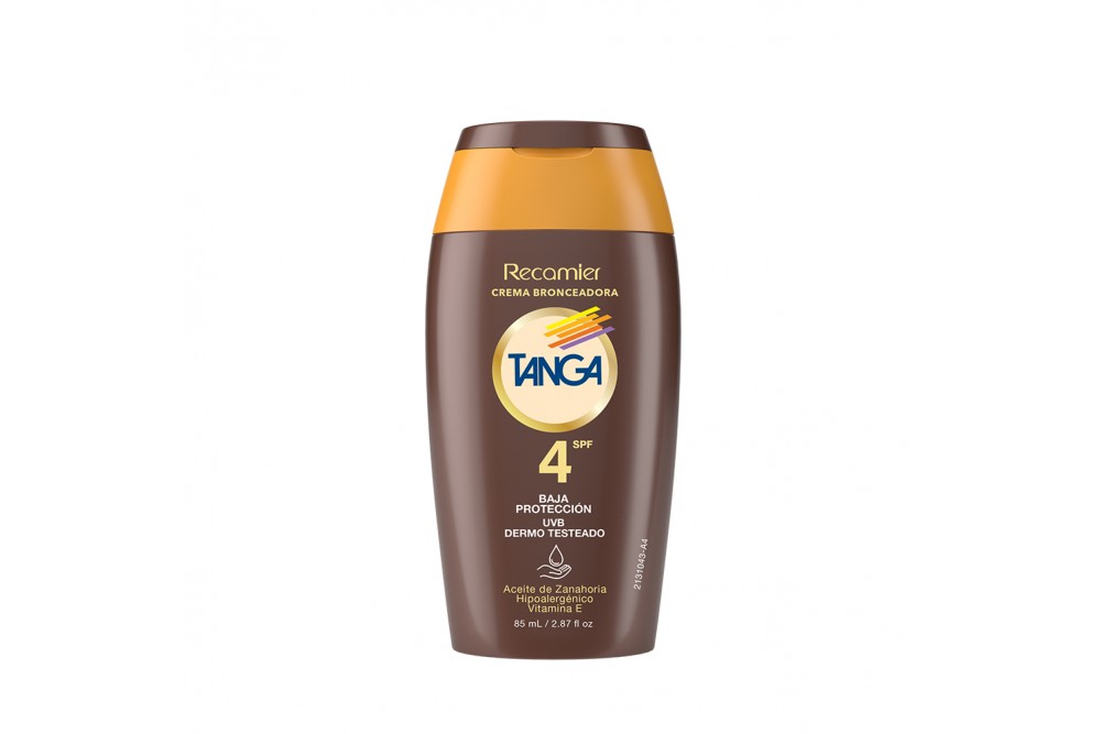 BRONCEADOR TANGA SPF 4 CREMA 85 ML