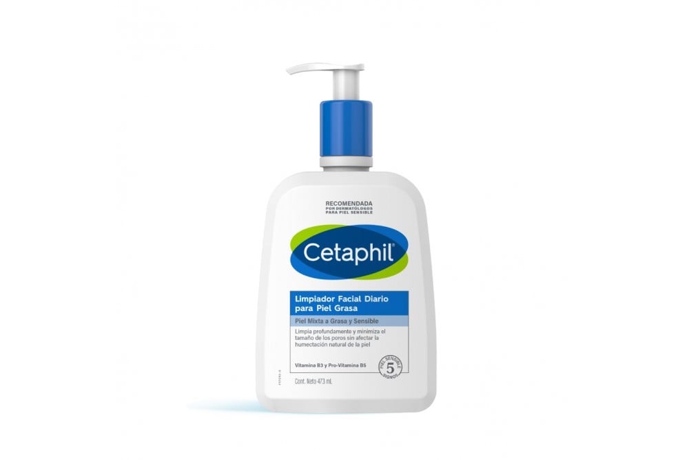 LIMPIADOR FACIAL CETAPHIL para piel grasa 473 ML