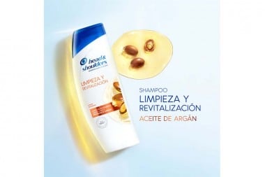 SHAMPOO HEAD & SHOULDERS CONTROL CASPA LIMPIEZA Y REVITALIZACIÓN 375 ML