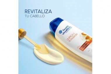 Shampoo Head & Shoulders Control Caspa Limpieza Y Revitalización 375 Ml