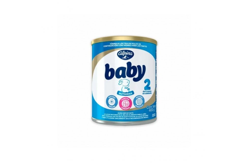 FORMULA LACTEA BABY NUTRIMAX ETAPA 2 DE 6 MESES EN ADELANTE 400 G