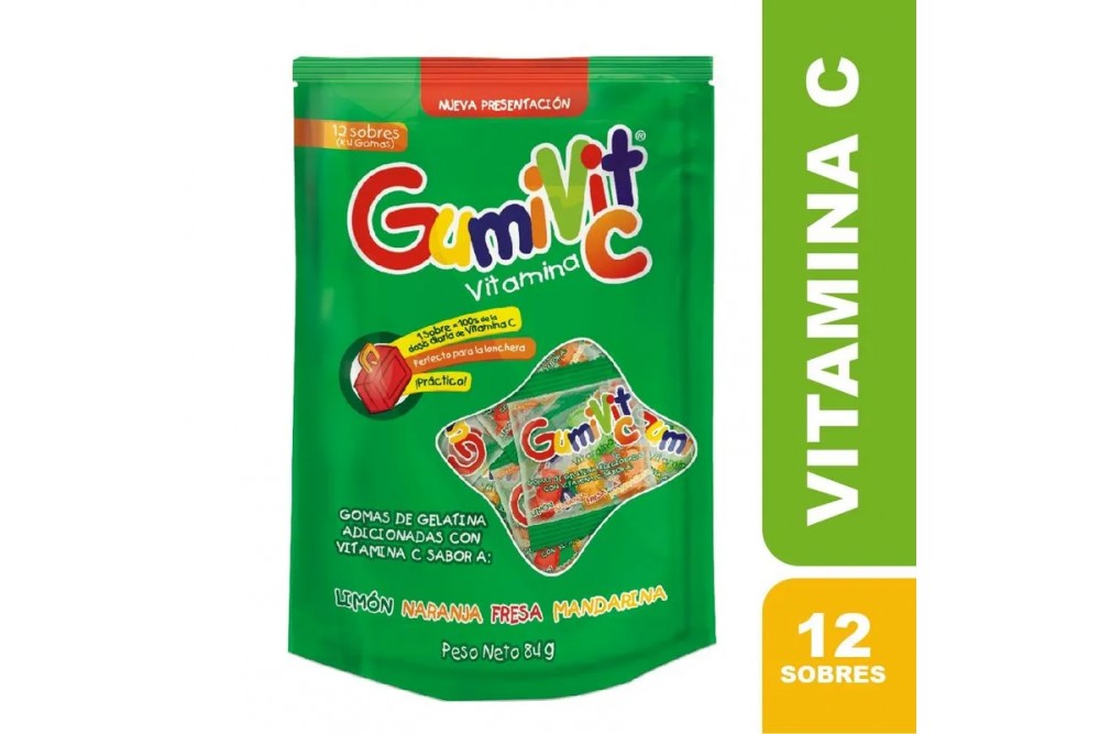Oferta Gumivit Vitamina C 12 Sobres
