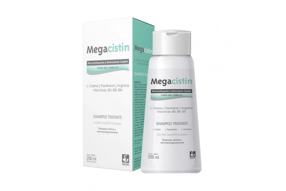 SHAMPOO ANTICAIDA MEGACISTIN 200 ML