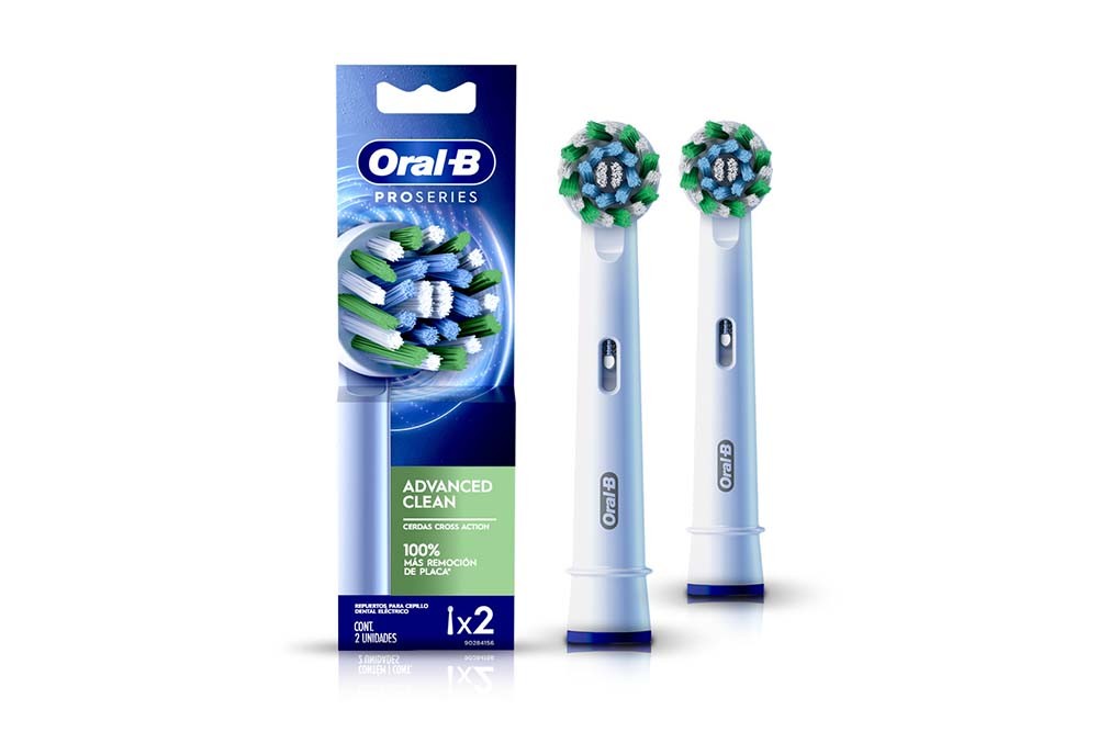 Cabezales Repuesto Cepillo Electrico Oral B 2 Unds